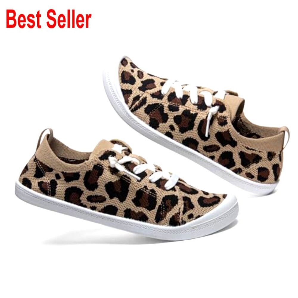 Women's Arch Support Mesh Sneakers, Pull-On Loafers, Lightweight Walking Shoes - Picture 2 of 7